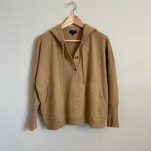 J. Crew 100% Cashmere Hoodie